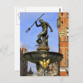 Carte Postale Statue de Neptune (Devant / Derrière)