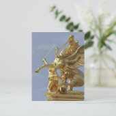Carte Postale Statue de Pegasus au pont Alexandre III (Debout devant)