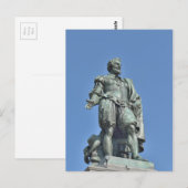 Carte Postale Statue de Pierre Paul Rubens à Anvers (Devant / Derrière)