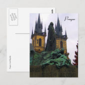 Carte Postale statue de prague (Devant / Derrière)