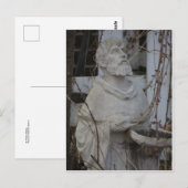 Carte Postale Statue de Saint François (Devant / Derrière)