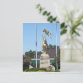 Carte Postale Statue de Saint Jean d'Arc (Debout devant)
