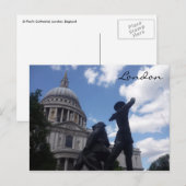 Carte Postale statue de saint-paul (Devant / Derrière)