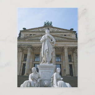 Carte Postale Statue de Schiller à Berlin