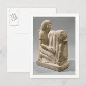Carte Postale Statue de Setau presenting the cobra goddess Nekhb (Devant / Derrière)