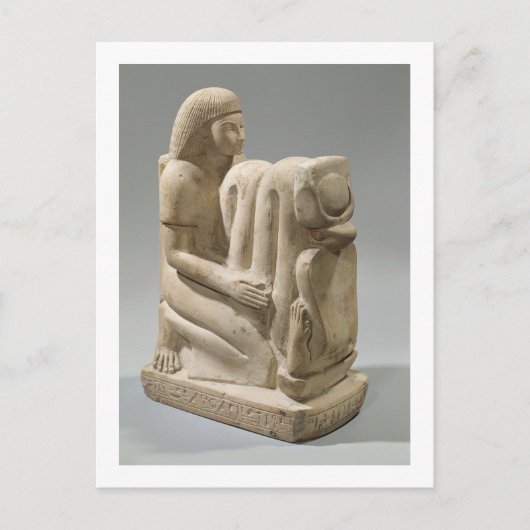 Carte Postale Statue de Setau presenting the cobra goddess Nekhb (Devant)