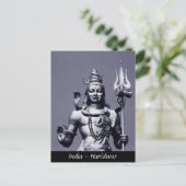 Carte Postale Statue de Shiva, Deity Haridwar / Inde (Debout devant)