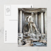 Carte Postale statue de trevi (Devant / Derrière)