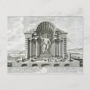 Carte Postale Statue de Zeus Olympien, réalisée par Phidias en o