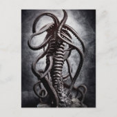 Carte Postale Statue déplaisante d'une entité Alien ancienne (Devant)