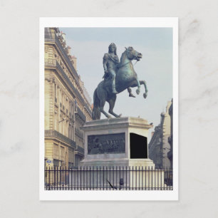 Carte Postale Statue d'Equestrian de King Louis XIV (1816-22)