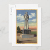 Carte Postale Statue des Garces de Padre dans Garces Circle (Devant / Derrière)