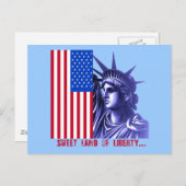 Carte Postale Statue des produits Liberty (Devant / Derrière)