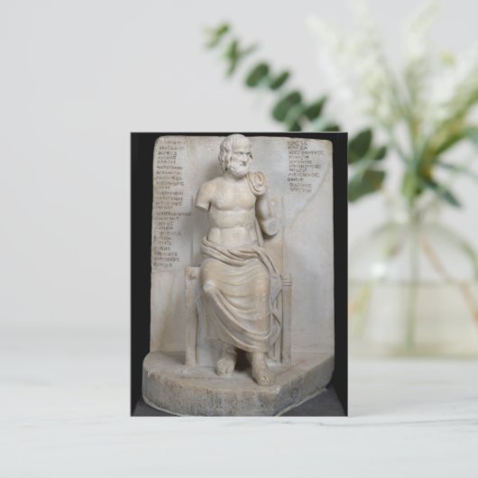 Carte Postale Statue d'Euripides (Debout devant)