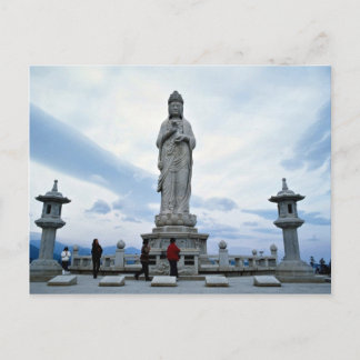 Carte Postale Statue d'image bouddhiste, Naksansa (temple)