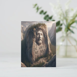 Carte Postale Statue divine : Le Seigneur est mon roc