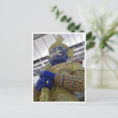 Carte Postale statue d'or thaïlandais (Debout devant)