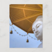 Carte Postale Statue du Bouddha dans Ciel Bleu, cloches paraplui (Devant)