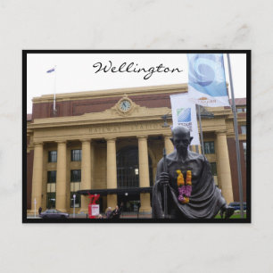 Carte Postale statue du chemin de fer de wellington