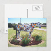 Carte Postale Statue du cheval (Devant / Derrière)