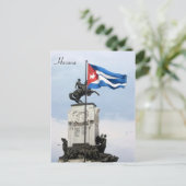Carte Postale statue du drapeau havana (Debout devant)