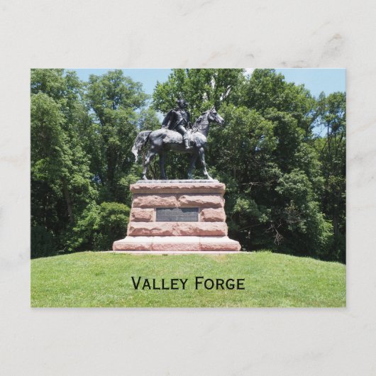 Carte Postale Statue du général Anthony Wayne (Devant)