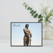 Carte Postale statue du lapu (Debout devant)