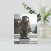 Carte Postale Statue du lion (Debout devant)