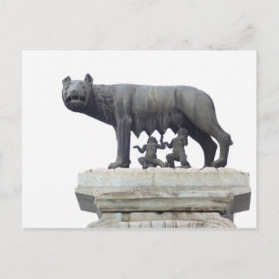 Carte Postale Statue du loup de capitoline (allaitement du loup 