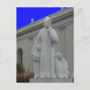 Carte Postale statue du prêtre