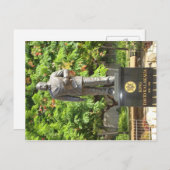 Carte Postale Statue du roi Kalakaua, Honolulu, HI (Devant / Derrière)