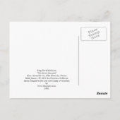 Carte Postale Statue du roi Kalakaua, Honolulu, HI (Dos)