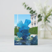 Carte postale Statue en verre marin (Debout devant)