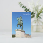 Carte Postale Statue équestre de Louis XIV à Versailles (Debout devant)