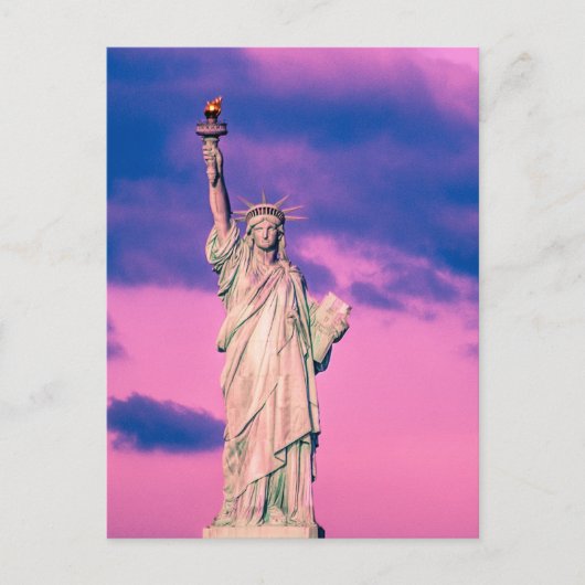 Carte Postale Statue Freiheits (Devant)
