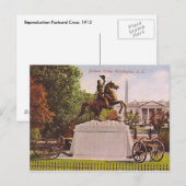 Carte Postale Statue Jackson (Devant / Derrière)