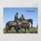 Carte Postale Statue Joseph et Hyrum Smith (Devant)