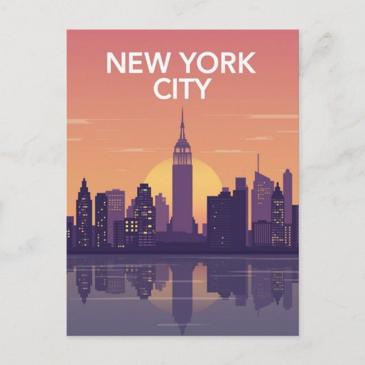 Carte Postale Statue of Liberty Bold Graphic Est 1886 (Devant)