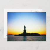 Carte Postale "Statue of Liberty" postcard (Devant / Derrière)