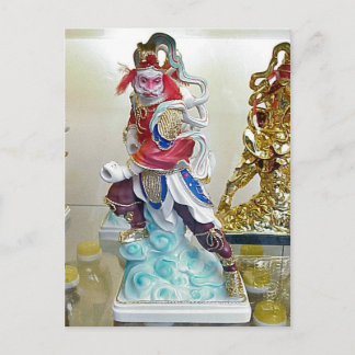 Carte Postale Statue religieuse chinoise