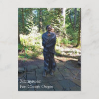 Statue Sacagawea, Fort Clatsop, Astoria, Oregon