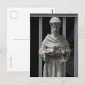 Carte Postale Statue Saint François (Devant / Derrière)