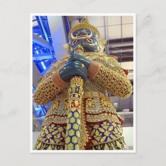 Carte Postale statue thaïlandaise (Devant)