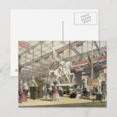 Carte Postale Statues dans la section de la Belgique du grand (Devant / Derrière)