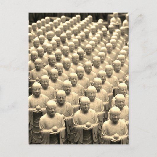 Carte Postale statues de bouddha (Devant)