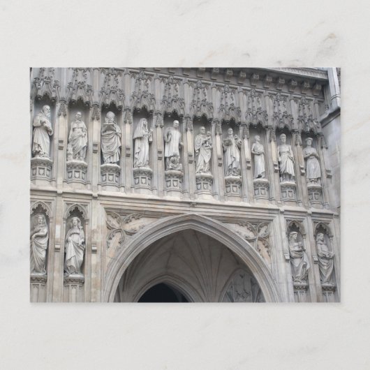 Carte Postale Statues de l'abbaye de Westminster - Londres (Devant)