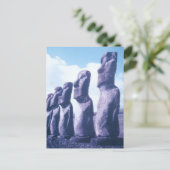 Carte Postale Statues de l'île de Pâques (Debout devant)