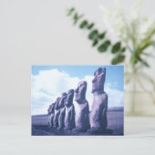 Carte Postale Statues de l'île de Pâques (Debout devant)