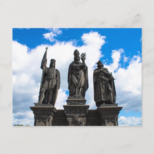 Carte Postale Statues du pont Charles (Devant)