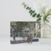 Carte Postale Statues en Brisbane, Australie (Debout devant)